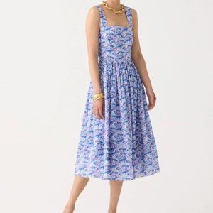 J. Crew Spring Apron dress in Liberty® Arrow Floral Fabric - Size 4 BRAND NEW!